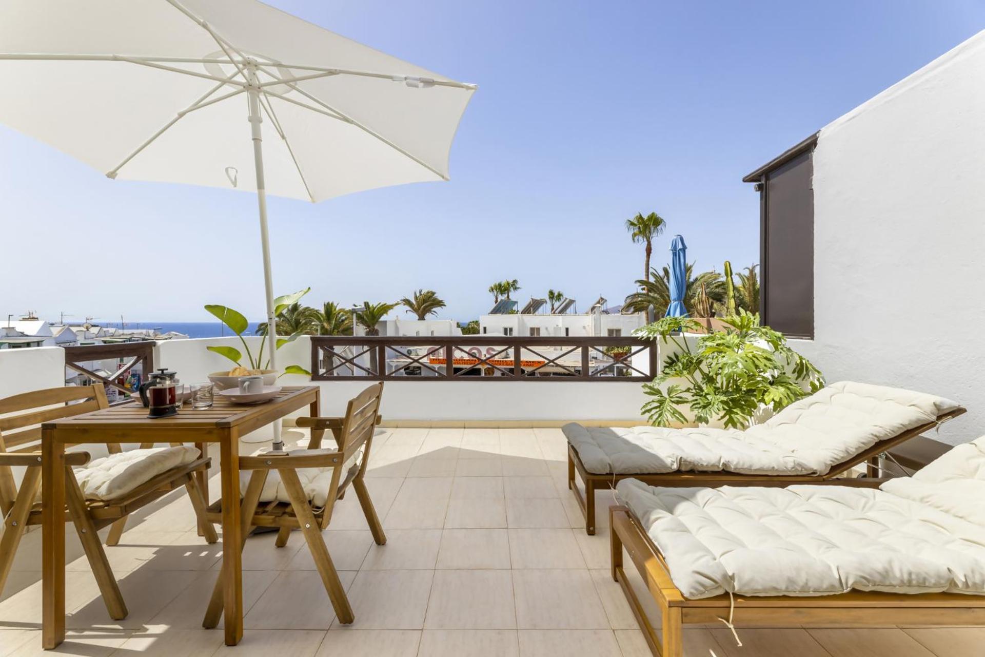 Sea View Apt Puerto Del Carmen Пуэрто дель Кармен Экстерьер фото