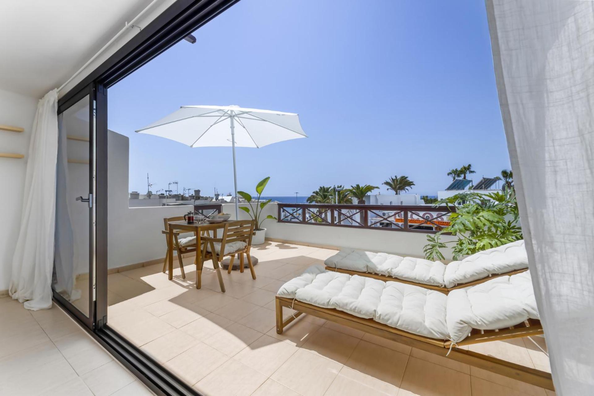 Sea View Apt Puerto Del Carmen Пуэрто дель Кармен Экстерьер фото